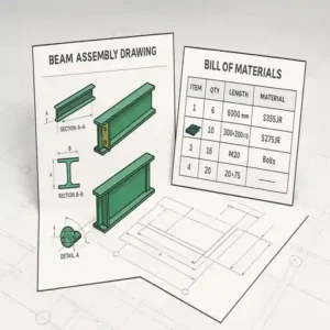 SC bocad Steel 5 Automatic BOM generation