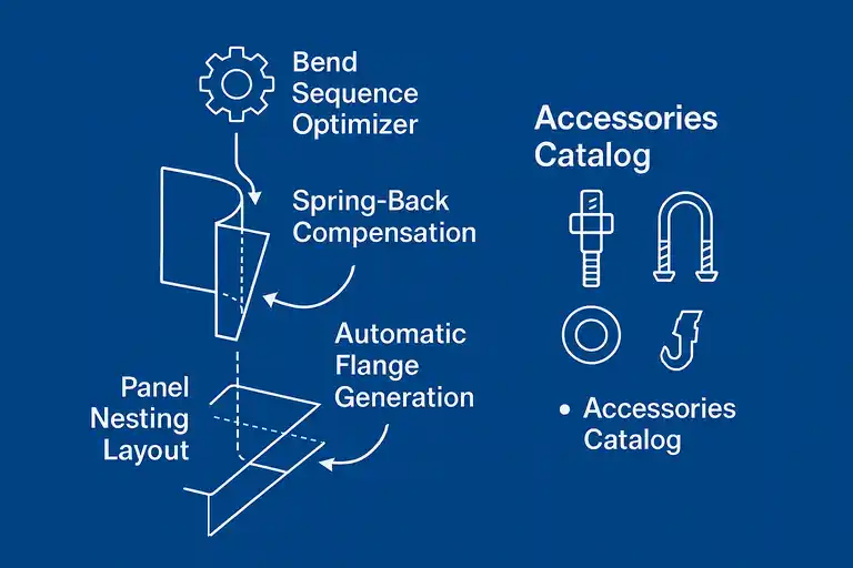 SC bocad Tower 17 panel tools& accessories-bocad-tower