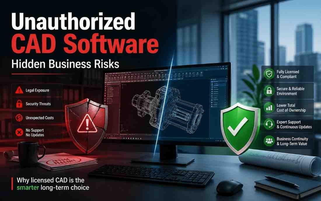 Unauthorized CAD software