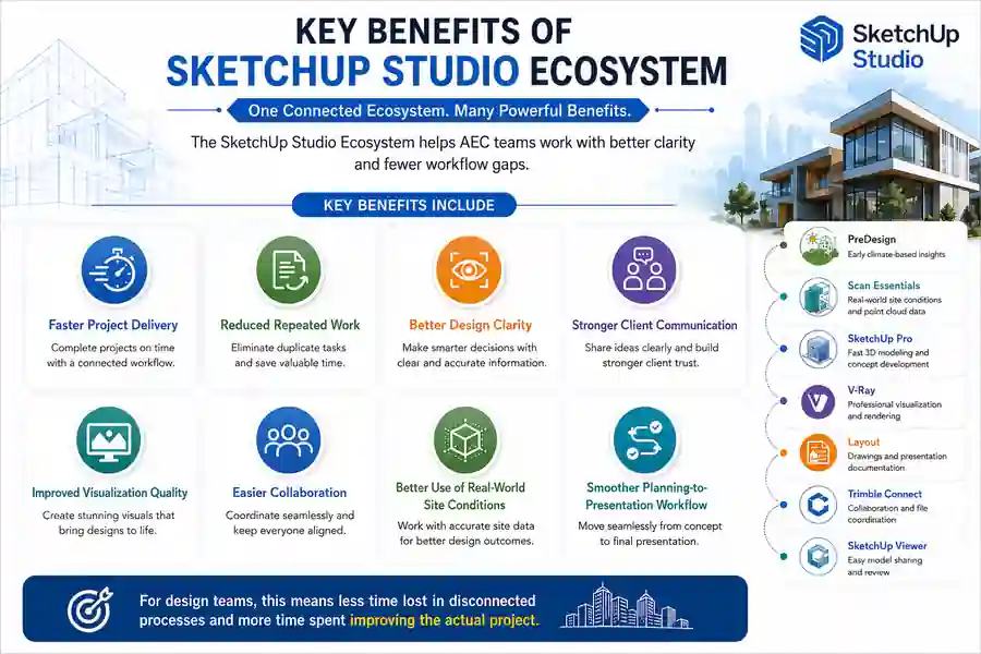 Key Benefits of the SketchUp Studio Ecosystem