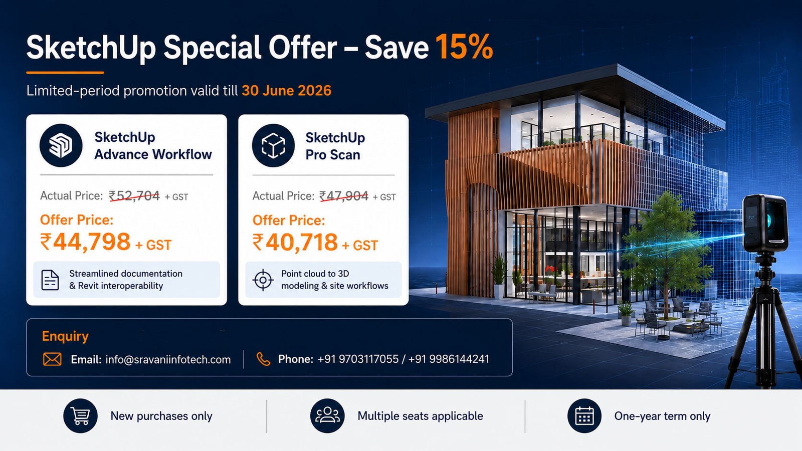 Sketchup_Special_Offer_Sravani_Infotech