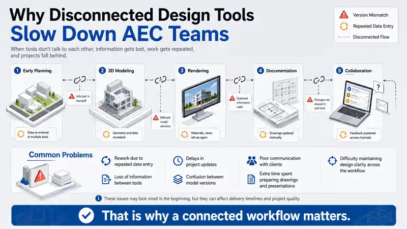 Why Disconnected Design Tools Slow Down AEC Teams
