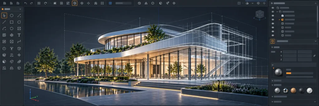 vectorworks software workspace